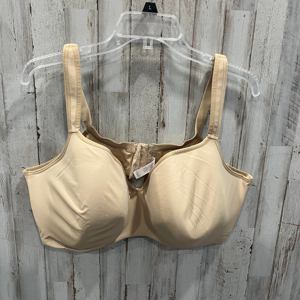Cacique (Lane‎ Bryant) Smooth Balconette Nude Tan Bra Womens 48DDD